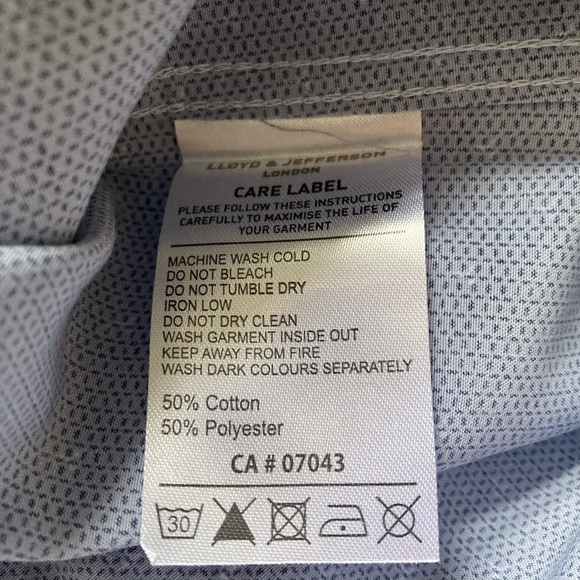 NWT Lloyd & Jefferson Short Sleeve Button down Shirt - Picture 6 of 6